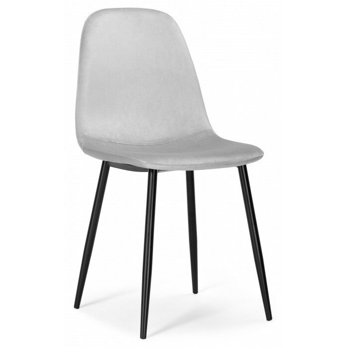 Стул на металлокаркасе Lilu light grey / black Стул на металлокаркасе Lilu light grey / black