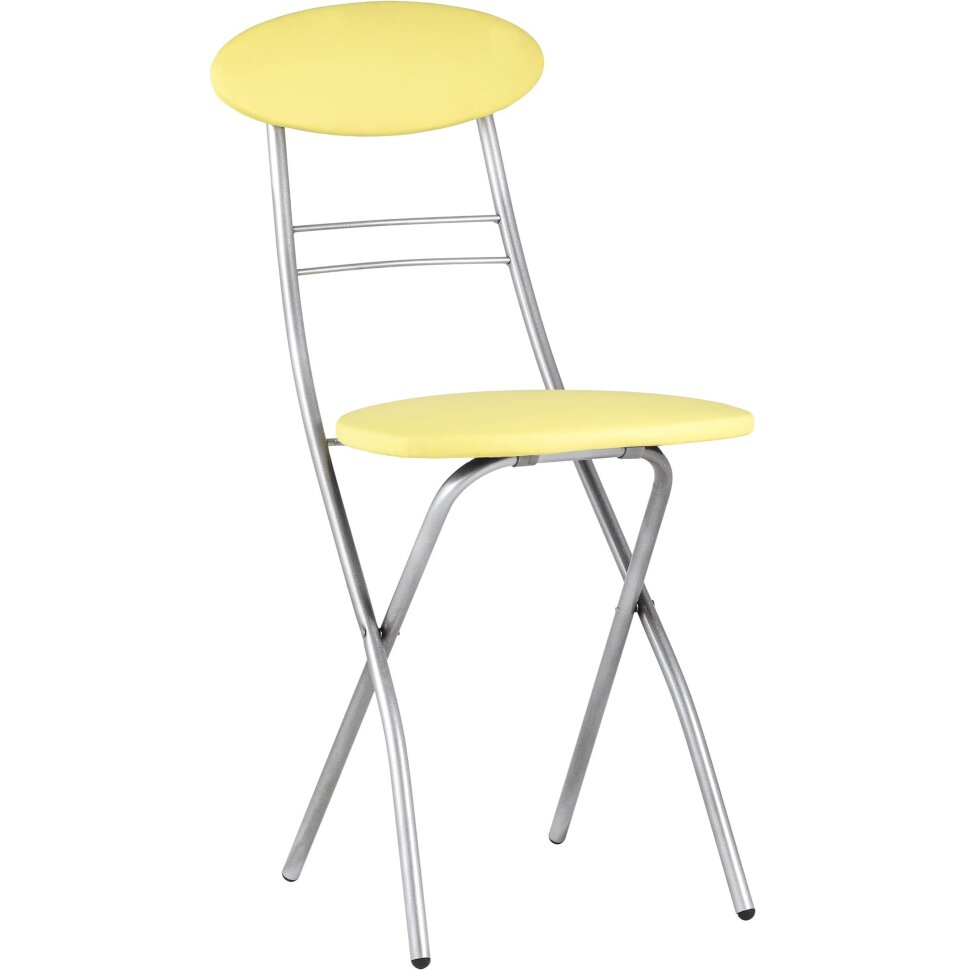Стул складной Stool Group М8-01 Компакт желтый металлический каркас, обивка экокожа Стул складной Stool Group М8-01 Компакт желтый металлический каркас, обивка экокожа