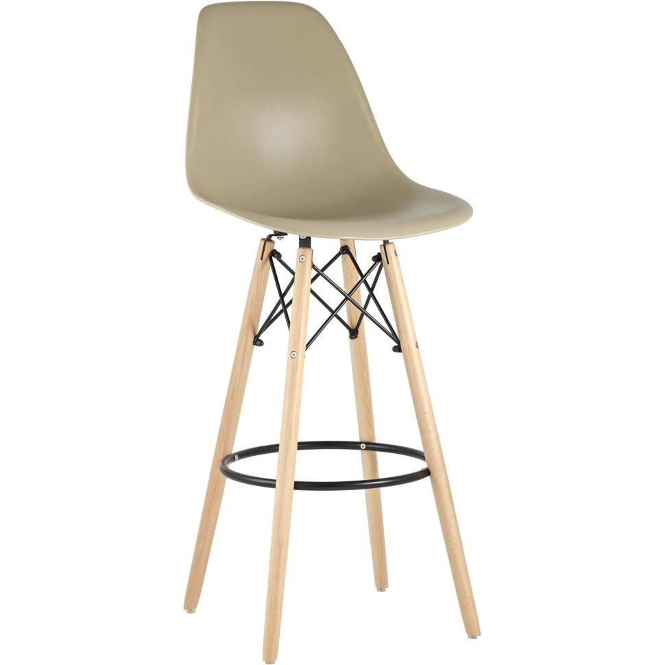 Стул Eames DSW барный бежевый Стул Eames DSW барный бежевый
