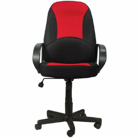 Кресло офисное BRABIX &quot;City EX-512&quot;, ткань черная/красная, TW, 531408 Красный
