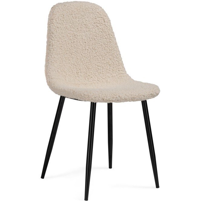 Стул на металлокаркасе Lilu white / black Стул на металлокаркасе Lilu white / black